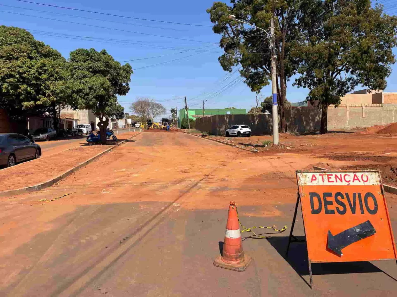 Entregas de obras no Nova Lima. (Foto: Liana Feitosa, Jornal Midiamax)
