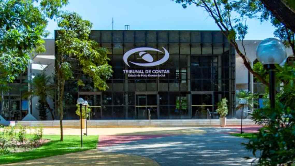 Sede do TCE-MS, no Parque dos Poderes. (Divulgação)