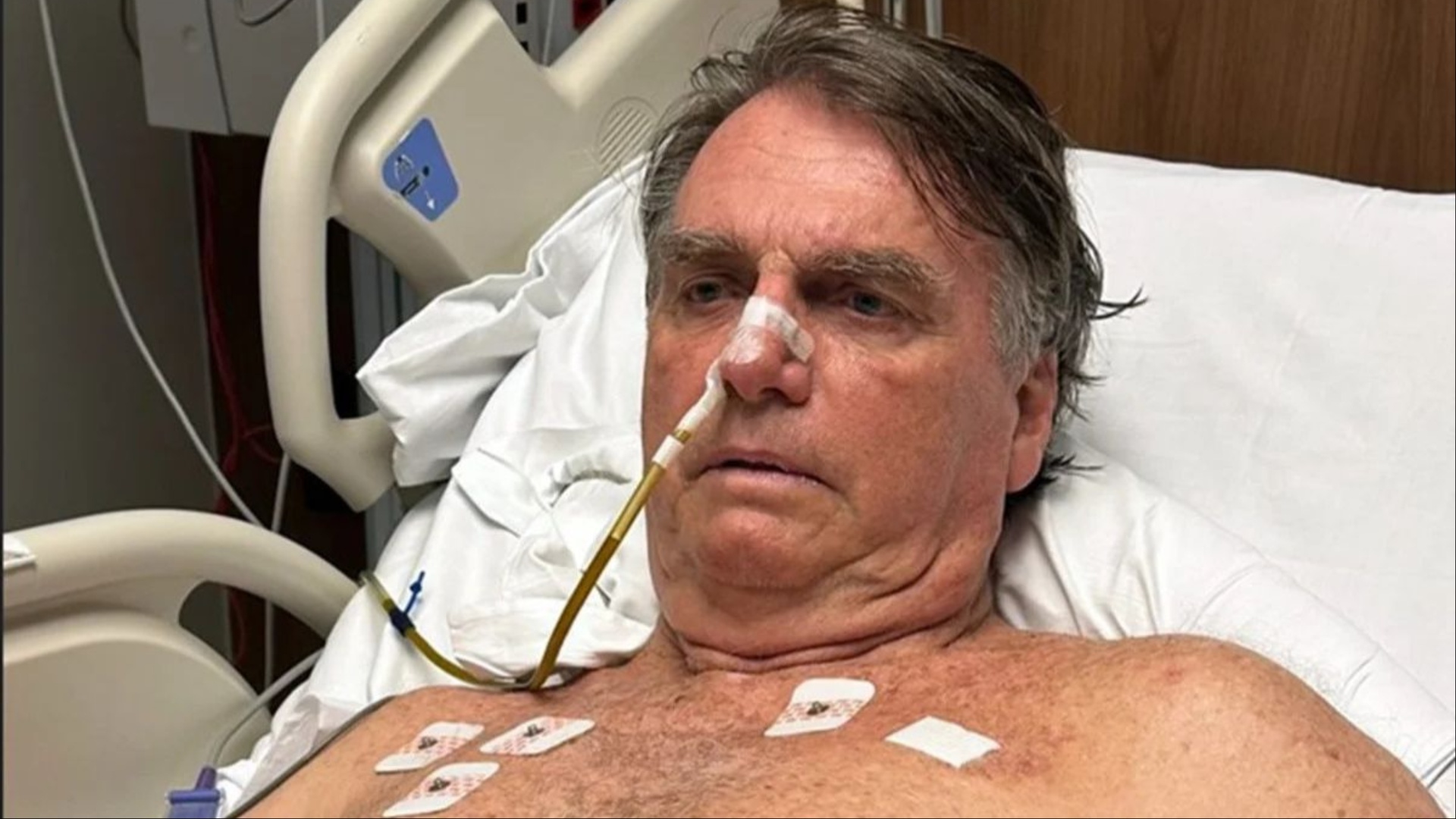 Bolsonaro internado. (Reprodução)