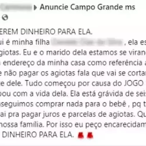 Publicação feita em grupo de classificados do Facebook com 44 mil membros (Foto: Reprodução)