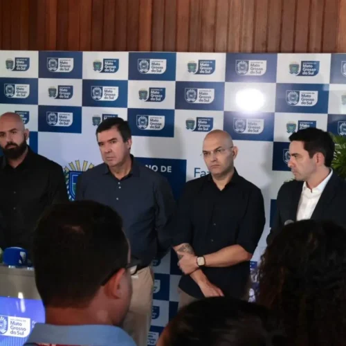Apresentação de parceria com o Google na Governadoria. (Madu Livramento, Jornal Midiamax)