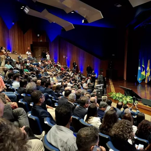 Encontro de Líderes acontece no Centro de Convenções Rubens Gil de Camillo. (Thaís Cardoso, Midiamax)