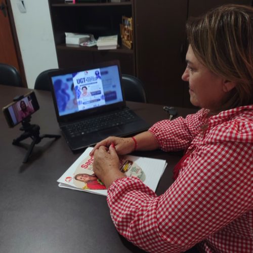 Sandra Maria acompanha ato de adesão da UGT ao Pacto Nacional Contra Feminicídio