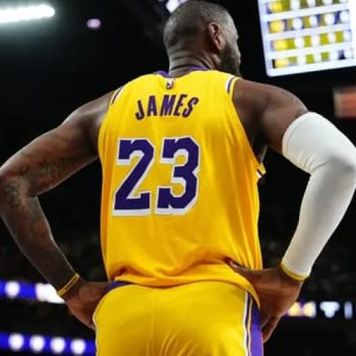 Hoje com 40 anos, LeBron James está na NBA desde 2003