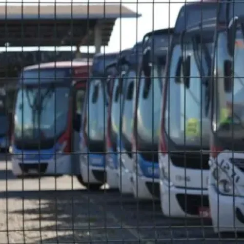 Garagem do Consórcio Guaicurus. (Madu Livramento, Jornal Midiamax)