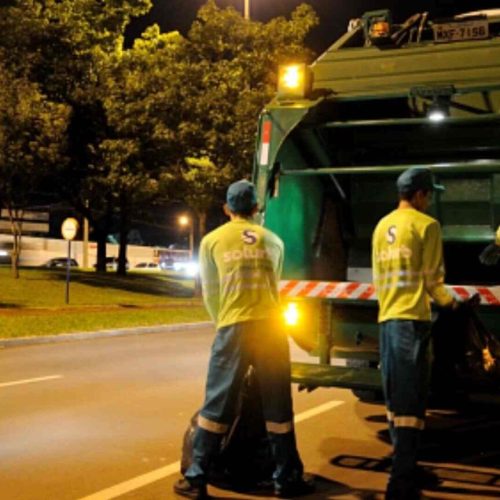 Coleta de resíduos em Campo Grande. (Foto: Reprodução, Solurb)