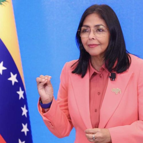 presidente interina da Venezuela, Delcy Rodríguez (Foto: Divulgação, Governo da Venezuela)