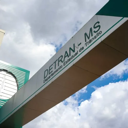 Sede do Detran-MS, em Campo Grande. (Henrique Arakaki, Jornal Midiamax)
