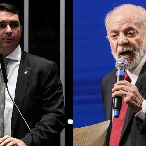 Flávio e Lula lideram a corrida eleitoral (Divulgação)