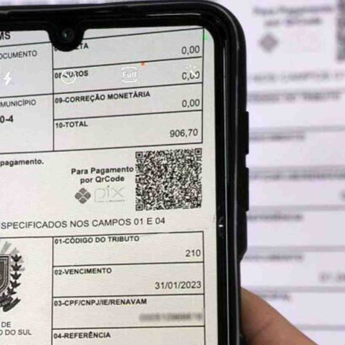 Carnê de IPVA em Mato Grosso do Sul. (Divulgação/Governo de MS)