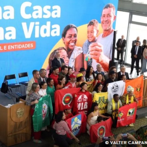 Governo anuncia construção de 85 mil moradias do Minha Casa,Minha Vida