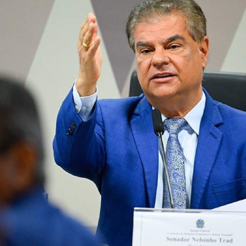 Nelsinho Trad preside Comissão de Relações Exteriores no Senado, atuando em prol de acordos que fortaleçam a presença da produção brasileira no mundo. (Andressa Anholete/Agência Senado)