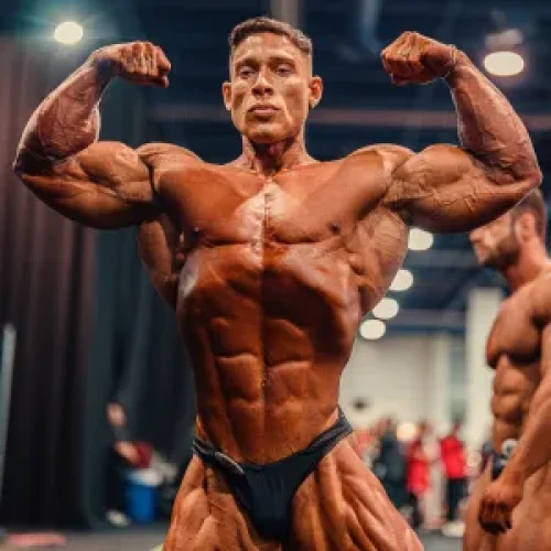 O brasileiro Ramon Dino no Mr. Olympia 2025
Imagem: Reprodução/X @ramondinopro2