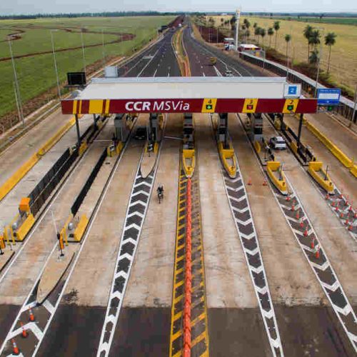 Há 9 praças de pedágio na BR-163 em MS. (Divulgação, CCR MSVia)